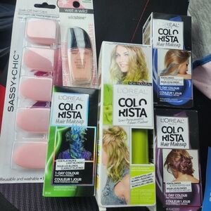 FREE WITH PURCHASE L'Oreal Colorista Hair Makeup / Nail Bundle.